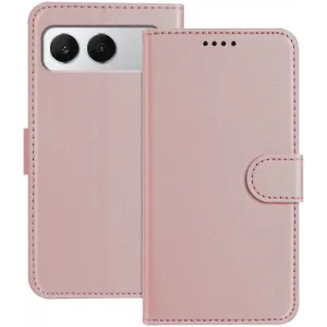 Phonesta Smooth Skin Book Wallet Case hoesje voor OnePlus Nord 4 - Roségoud