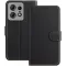 Phonesta Smooth Skin Book Wallet Case hoesje voor Motorola Edge 50 Pro - Zwart