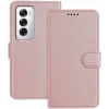 Phonesta Smooth Skin Book Wallet Case hoesje voor Oppo Reno12 - Roségoud