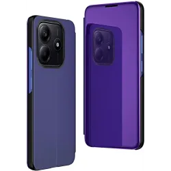 Phonesta Smart Mirror View Book Case hoesje voor Xiaomi Redmi Note 14 4G - Indigo