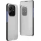Phonesta Smart Mirror View Book Case hoesje voor Xiaomi Redmi Note 14 4G - Zilver
