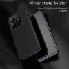 Phonesta Smart Mirror View Book Case hoesje voor Xiaomi Redmi Note 14 5G - Blauw 1