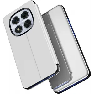 Phonesta Smart Mirror View Book Case hoesje voor Xiaomi Redmi Note 14 Pro 5G / Xiaomi Poco X7 - Zilver