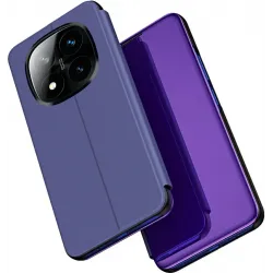 Phonesta Smart Mirror View Book Case hoesje voor Xiaomi Redmi Note 14 Pro Plus - Indigo