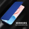 Phonesta Smart Mirror View Book Case hoesje voor HONOR 400 - Blauw 6