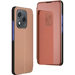 Phonesta Smart Mirror View Book Case hoesje voor HONOR 400 Lite - Roségoud