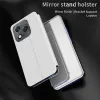 Phonesta Smart Mirror View Book Case hoesje voor HONOR 400 Lite - Zilver 1