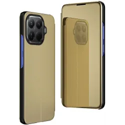 Phonesta Smart Mirror View Book Case hoesje voor Xiaomi 15T Pro - Goud