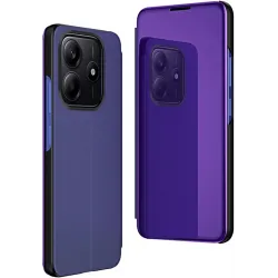 Phonesta Smart Mirror View Book Case hoesje voor Xiaomi Redmi Note 14 4G 164.8mm - Indigo