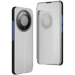 Phonesta Smart Mirror View Book Case hoesje voor HONOR Magic8 Lite - Zilver