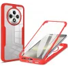 Phonesta Slim Protect 360 hoesje met Screenprotector voor Oppo Reno12 F/Reno12 FS - Rood