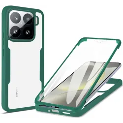 Phonesta Slim Protect 360 hoesje met Screenprotector voor Xiaomi 15 - Groen