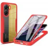 Phonesta Slim Protect 360 hoesje met Screenprotector voor Xiaomi Poco X7 Pro - Rood