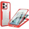 Phonesta Slim Protect 360 hoesje met Screenprotector voor Xiaomi Redmi Note 14 4G - Rood
