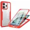 Phonesta Slim Protect 360 hoesje met Screenprotector voor Xiaomi Redmi Note 14 4G - Rood