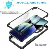 Phonesta Slim Protect 360 hoesje met Screenprotector voor Xiaomi Redmi Note 14 Pro 4G - Groen 2