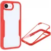 Phonesta Slim Protect 360 hoesje met Screenprotector voor Apple iPhone 17e/16e - Rood
