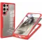 Phonesta Slim Protect 360 hoesje met Screenprotector voor Samsung Galaxy S25 Ultra - Rood