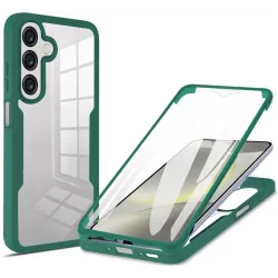 Phonesta Slim Protect 360 hoesje met Screenprotector voor Samsung Galaxy A26 - Groen