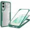 Phonesta Slim Protect 360 hoesje met Screenprotector voor Samsung Galaxy S25 Edge - Groen