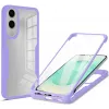 Phonesta Slim Protect 360 hoesje met Screenprotector voor Samsung Galaxy S25 Edge - Paars