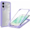 Phonesta Slim Protect 360 hoesje met Screenprotector voor Samsung Galaxy S25 Edge - Paars