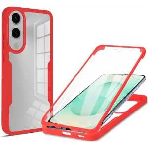 Phonesta Slim Protect 360 hoesje met Screenprotector voor Samsung Galaxy S25 Edge - Rood