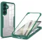Phonesta Slim Protect 360 hoesje met Screenprotector voor Samsung Galaxy S24 FE - Groen