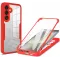 Phonesta Slim Protect 360 hoesje met Screenprotector voor Samsung Galaxy S24 FE - Rood
