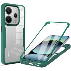 Phonesta Slim Protect 360 hoesje met Screenprotector voor Xiaomi Redmi Note 14 5G - Groen