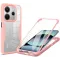 Phonesta Slim Protect 360 hoesje met Screenprotector voor Xiaomi Redmi Note 14 5G - Roze