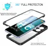 Phonesta Slim Protect 360 hoesje met Screenprotector voor Xiaomi Redmi 15C / Xiaomi Poco C85 - Paars 2