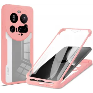 Phonesta Slim Protect 360 hoesje met Screenprotector voor Xiaomi 15 Ultra - Roze
