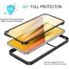 Phonesta Slim Protect 360 hoesje met Screenprotector voor Xiaomi 14T - Groen 2