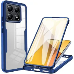 Phonesta Slim Protect 360 hoesje met Screenprotector voor Xiaomi 14T Pro - Blauw