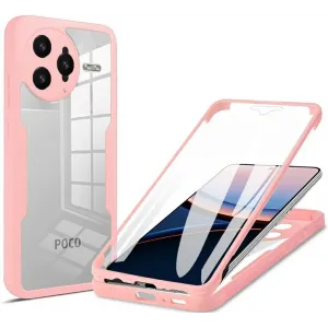 Phonesta Slim Protect 360 hoesje met Screenprotector voor Xiaomi Poco F7 Ultra - Roze