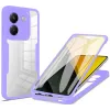 Phonesta Slim Protect 360 hoesje met Screenprotector voor Xiaomi Poco M7 Pro - Paars