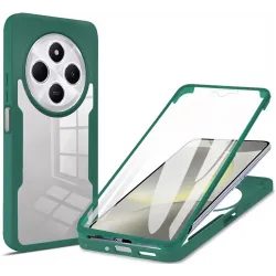 Phonesta Slim Protect 360 hoesje met Screenprotector voor Xiaomi Redmi 14C / Xiaomi Poco C75 - Groen