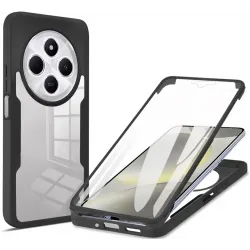 Phonesta Slim Protect 360 hoesje met Screenprotector voor Xiaomi Redmi 14C / Xiaomi Poco C75 - Zwart