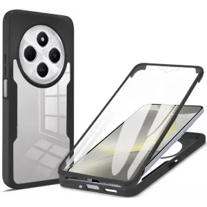 Phonesta Slim Protect 360 hoesje met Screenprotector voor Xiaomi Redmi 14C / Xiaomi Poco C75 - Zwart