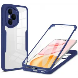 Phonesta Slim Protect 360 hoesje met Screenprotector voor HONOR 400 Pro - Blauw