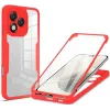 Phonesta Slim Protect 360 hoesje met Screenprotector voor HONOR 400 Lite - Rood