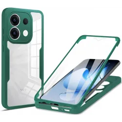 Phonesta Slim Protect 360 hoesje met Screenprotector voor Oppo Reno13 - Groen