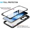 Phonesta Slim Protect 360 hoesje met Screenprotector voor Oppo Reno13 - Zwart 2