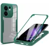 Phonesta Slim Protect 360 hoesje met Screenprotector voor Oppo Reno13 F 4G/5G / Reno13 FS 5G - Groen