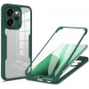 Phonesta Slim Protect 360 hoesje met Screenprotector voor Oppo Reno14 F/FS - Groen