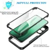 Phonesta Slim Protect 360 hoesje met Screenprotector voor Oppo Reno14 F/FS - Paars 2