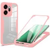 Phonesta Slim Protect 360 hoesje met Screenprotector voor Oppo Reno14 F/FS - Roze