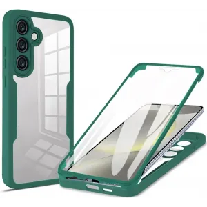 Phonesta Slim Protect 360 hoesje met Screenprotector voor Samsung Galaxy A55 - Groen