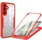 Phonesta Slim Protect 360 hoesje met Screenprotector voor Samsung Galaxy S25 FE - Rood